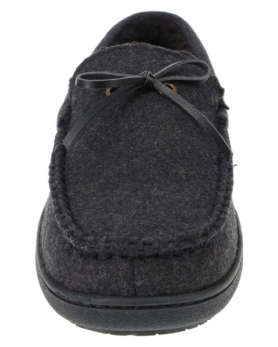 (image for) Practical Microsuede Boater Moccasin Slippers